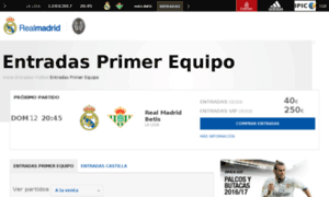 Entradas.realmadrid.com thumbnail