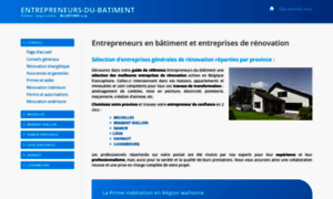 Entrepreneurs-du-batiment.be thumbnail