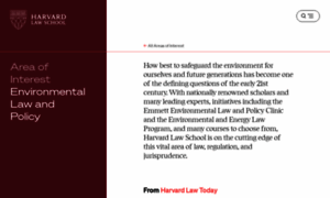 Environment.law.harvard.edu thumbnail