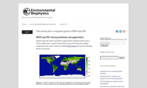 Environmentalbiophysics.org thumbnail