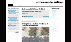 Environmentalcritique.wordpress.com thumbnail