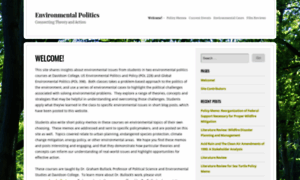 Environmentalpolitics.theorytoaction.com thumbnail