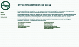 Environmentalsciencesgroup.com thumbnail
