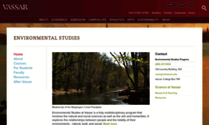 Environmentalstudies.vassar.edu thumbnail