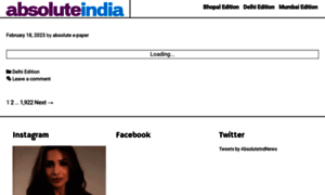 Epaper.absoluteindianews.com thumbnail