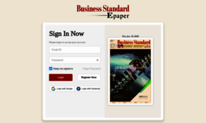 Epaper.business-standard.com thumbnail
