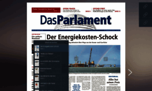 Epaper.das-parlament.de thumbnail