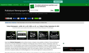 Epaper.pakistantimes.com thumbnail