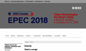 Epec2018.ieee.ca thumbnail