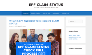 Epfclaimstatus.in thumbnail