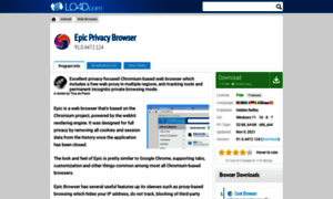 Epic-privacy-browser.en.lo4d.com thumbnail