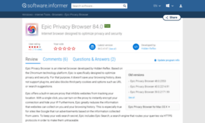 Epic-privacy-browser.informer.com thumbnail