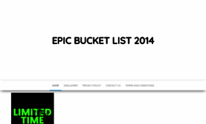 Epicbucketlist2014.com thumbnail