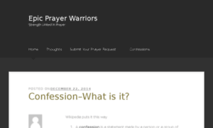 Epicprayerwarriors.com thumbnail