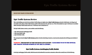 Epictrafficsystemsreview.weebly.com thumbnail