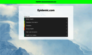 Epidemic.com thumbnail