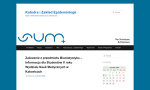 Epidemiologia.sum.edu.pl thumbnail