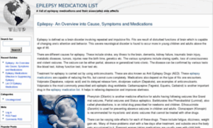 Epilepsymedicationlist.com thumbnail
