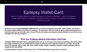 Epilepsywalletcard.com thumbnail