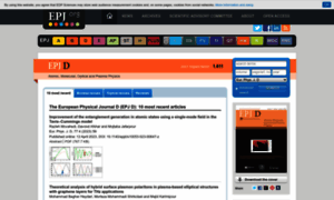Epjd.epj.org thumbnail