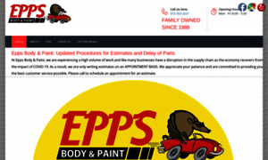 Eppsbodyandpaint.com thumbnail