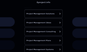Eproject.info thumbnail