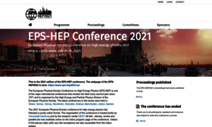 Eps-hep2021.eu thumbnail