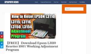 Epson-l3110-resetter.blogspot.com thumbnail