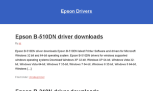 Epsondrivers4.com thumbnail