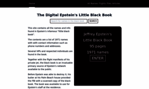 Epsteinsblackbook.com thumbnail