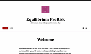 Equilibriumprorisk.org thumbnail