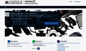 Equipmentbookings.lincoln.ac.uk thumbnail