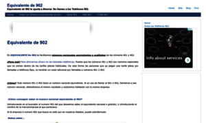 Equivalentede902.com.es thumbnail