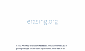 Erasing.org thumbnail