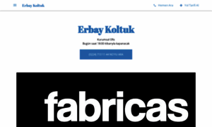 Erbay-koltuk.business.site thumbnail