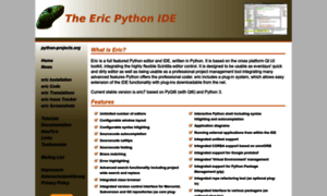 Eric-ide.python-projects.org thumbnail