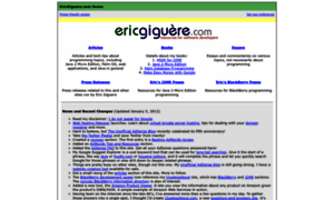 Ericgiguere.com thumbnail