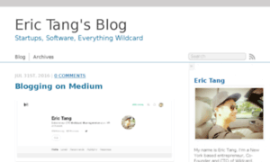 Erictang.org thumbnail