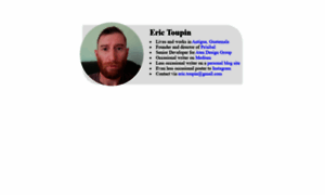 Erictoupin.com thumbnail