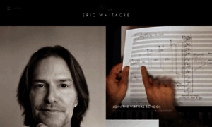 Ericwhitacre.com thumbnail