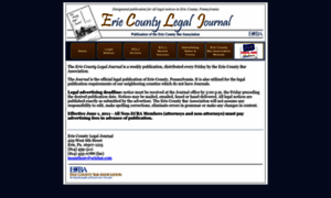 Eriecountylegaljournal.com thumbnail