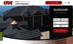 erie metal roofs price