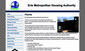 Eriemetrohousing.org thumbnail