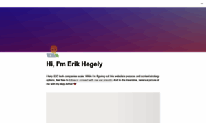 Erikhegely.com thumbnail