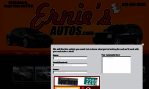 Erniesautos.com thumbnail