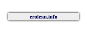 Erolcan.info thumbnail