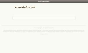 Error-info.com thumbnail