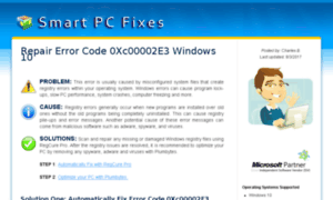 Error.code.0xc00002e3.windows.10.errorfixingsoftwarefree.com thumbnail