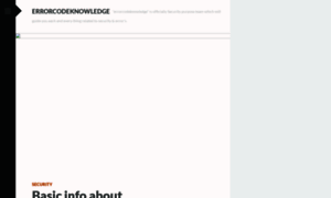 Errorcodeknowledge.wordpress.com thumbnail