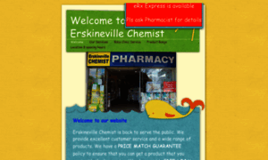 Erskinevillechemist.com.au thumbnail